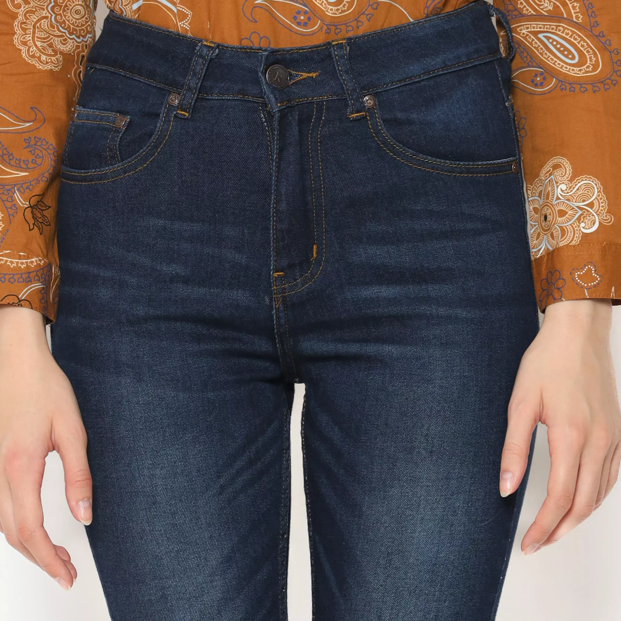 Rodeo - Jeans Wanita - Adella Jeans - Blue