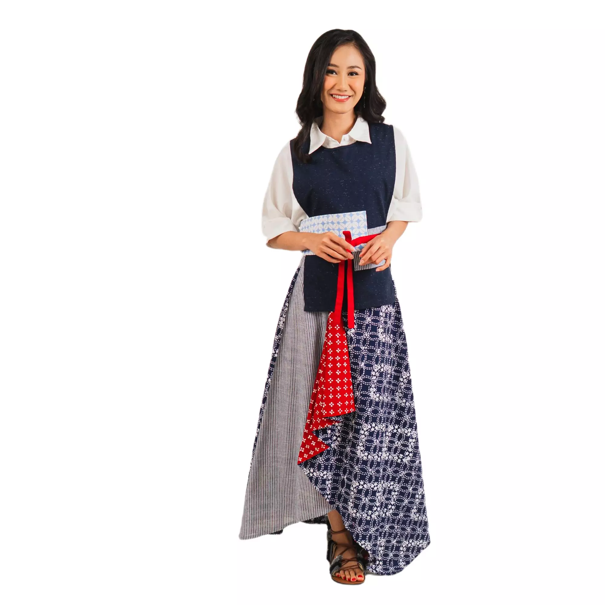 Vest Batik Wanita - Bhatara Batik Manila - Rompi Batik Modern Tanpa Lengan