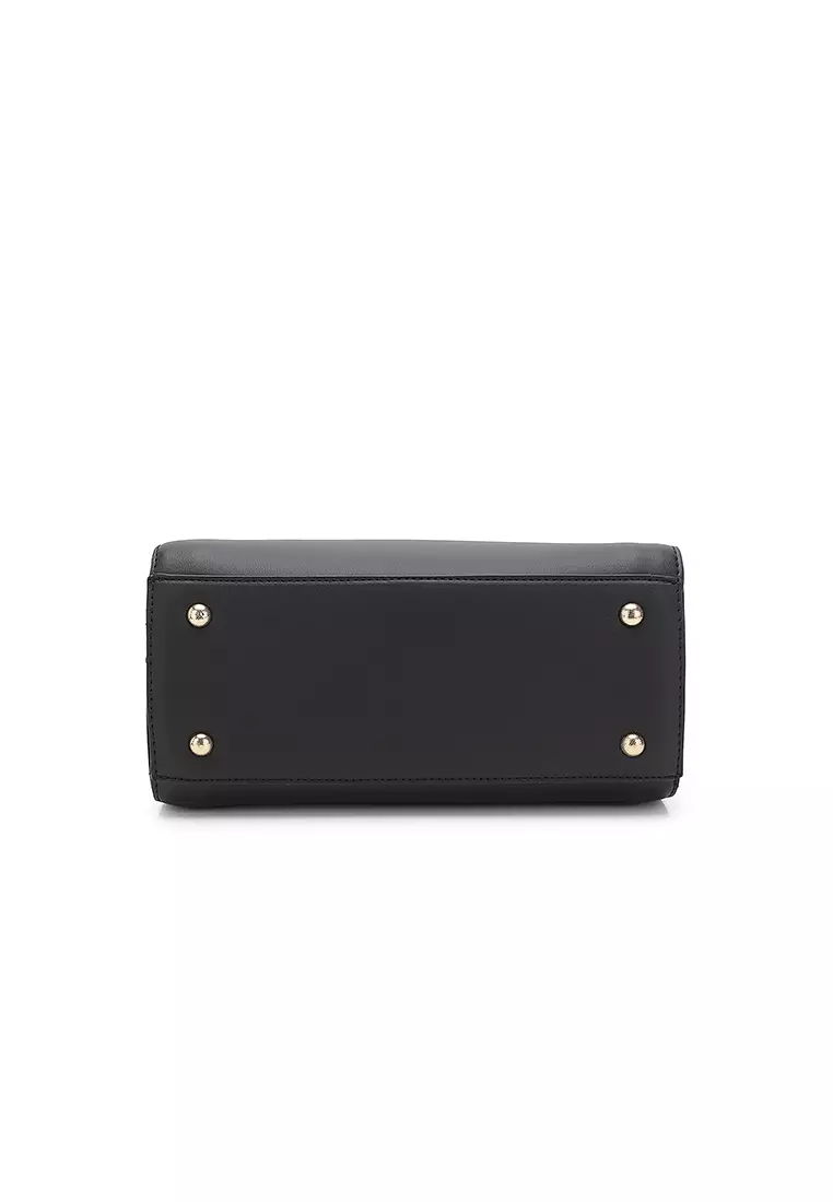 Women's Top Handle Bag / Sling Bag / Crossbody Bag - Black