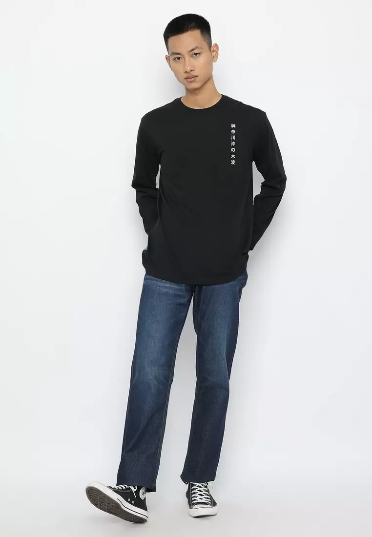 XTRAORDINARY (XO) T-Shirt Cotton Combed Lengan Panjang Pria 2073190973