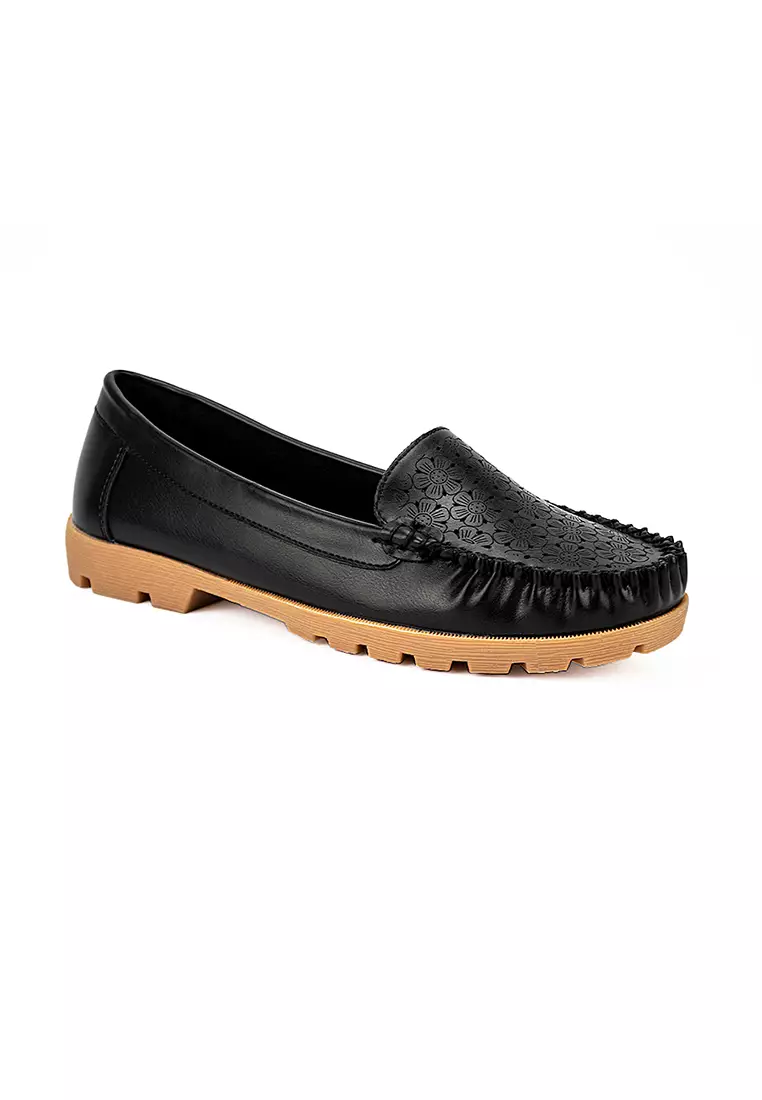 Women's Loafers Flats LW 22008 Black C24