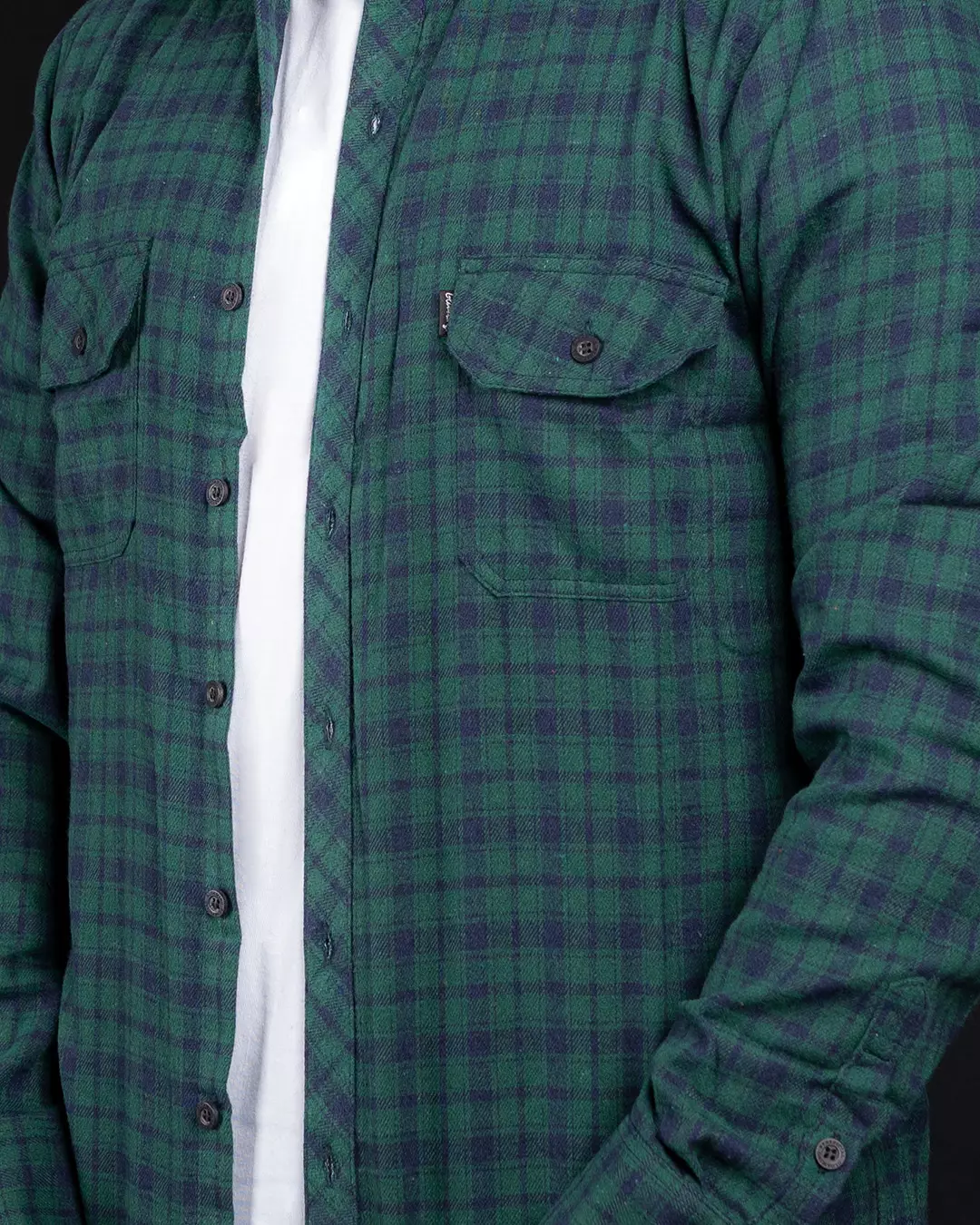 Kemeja Flanel Panjang S-Follag Unisex