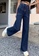 XAFITI 藍色 女士時尚高腰寬鬆牛仔褲 - 黑色 B8765AA972AF7BGS_5