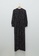 LC WAIKIKI black Crew Neck Patterned Long Sleeve Poplin Maternity Dress BDFAFAA071A82BGS_6