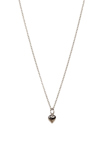 MINIMALIST LAB silver Minimalist Lab HAILEY Heart Sterling Silver Necklace (Silver) 7E2F9AC8918088GS_1