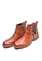 Twenty Eight Shoes brown VANSA  Stylish Top Layer Cowhide Mid Boots VSM-B2019812 97F1ASHF00F7EAGS_7
