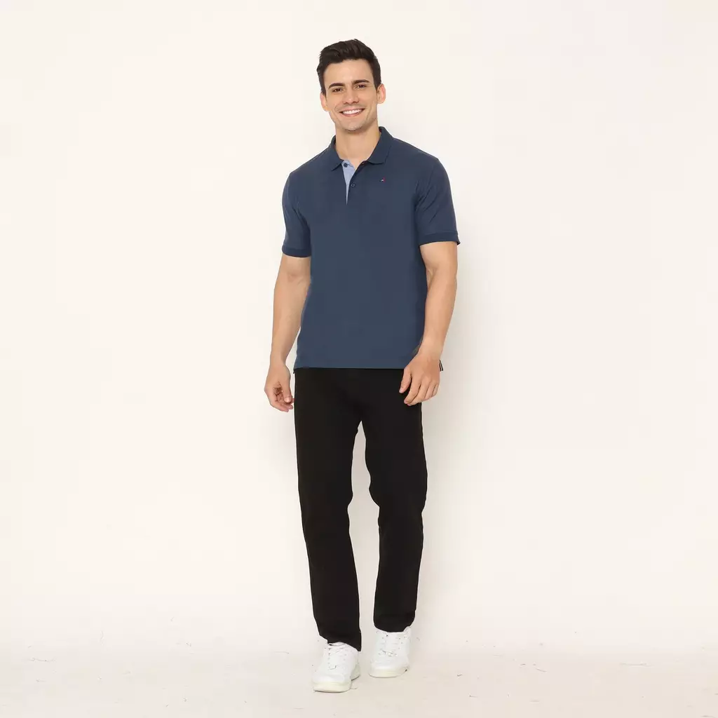 AMK Polo Shirt Pria PS Pigeon Navy