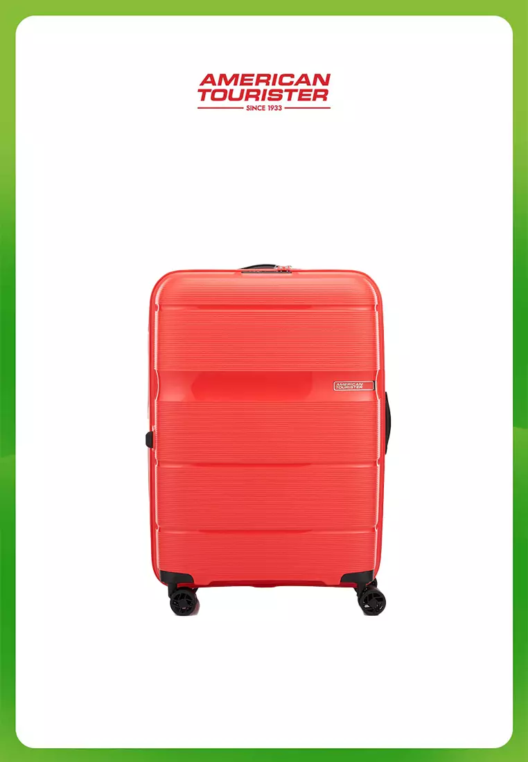 American Tourister Linex Koper Hardcase Medium 24 Inch TSA ASR– Flame Red