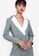 ZALORA OCCASION grey Contrast Lapel Blazer Dress 2316AAA1CF7DDAGS_3