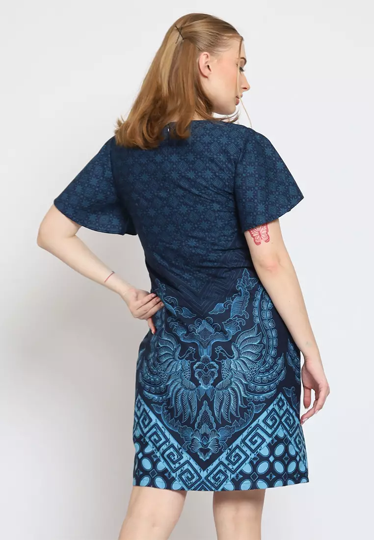 Hadinata Batik Wanita Superfine Dress Furing Yuvika Yudisthira