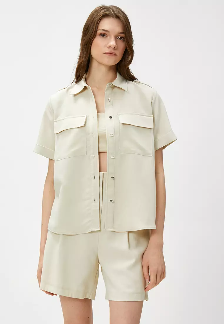 Short Sleeve Pockets Shirt