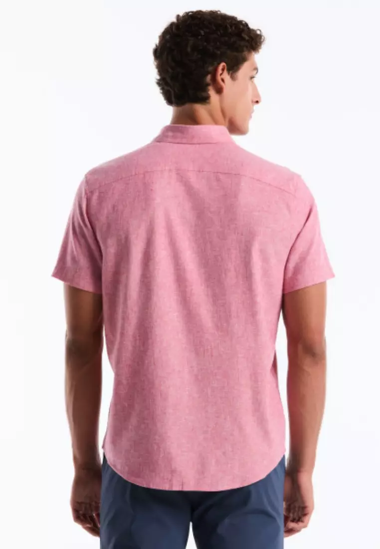 Linen Cotton Stretch Solid