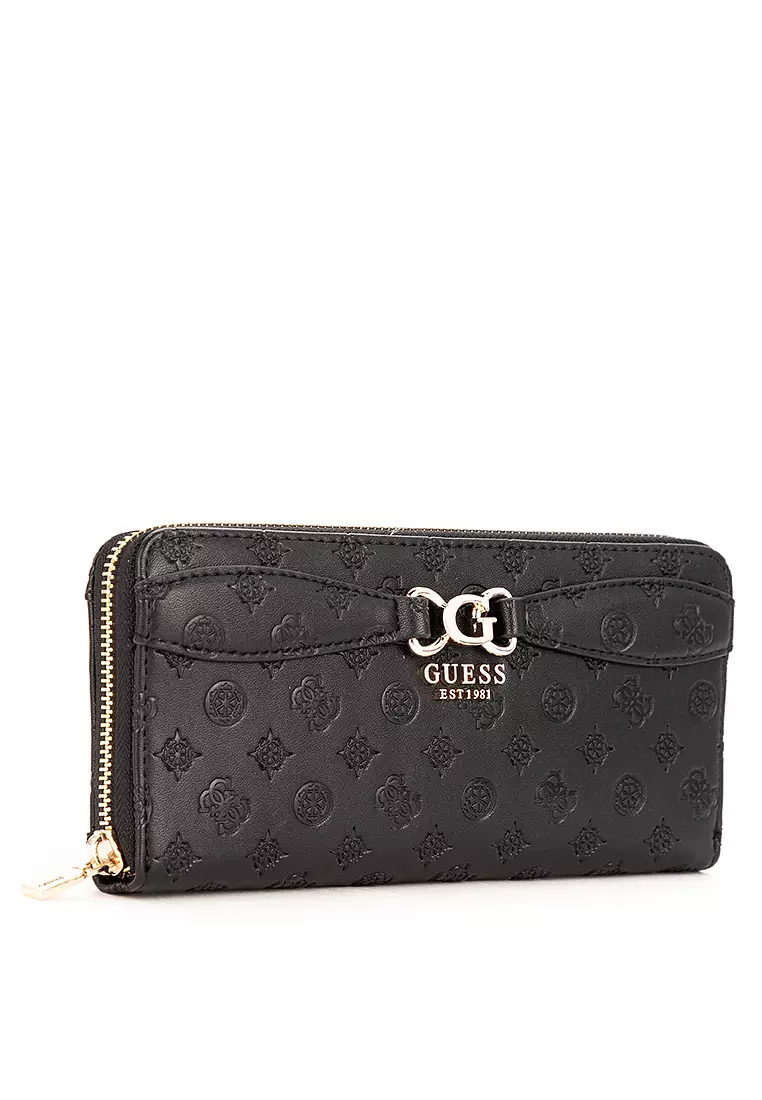 Buy Guess Arlena Logo Slg Lrg Zip Around Wallet 2024 Online | ZALORA ...