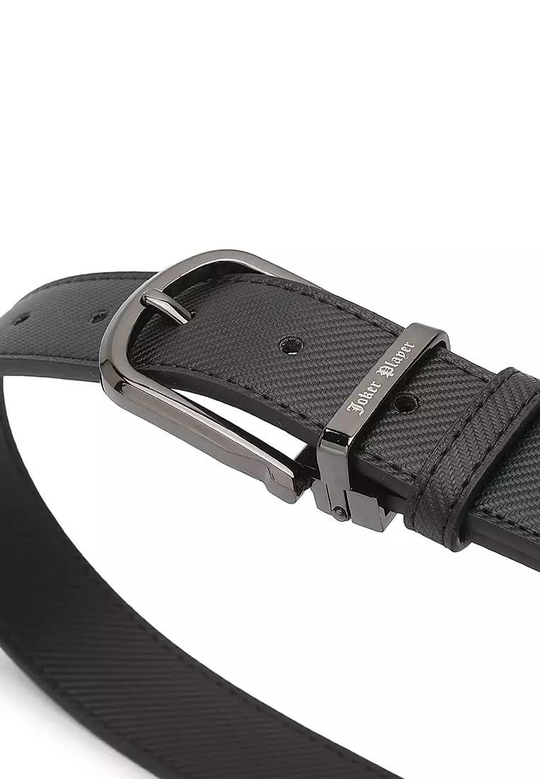 35mm Pin Buckle Belt - Black