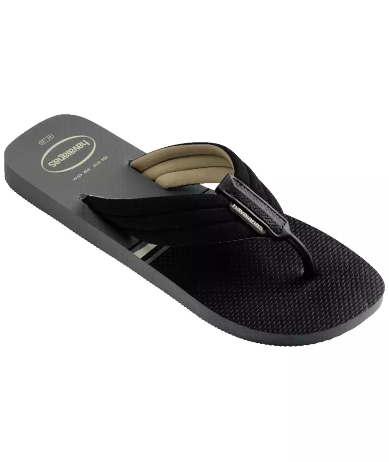 Havaianas 6808 Urban Print Steel Gray / Black - Sandal Pria