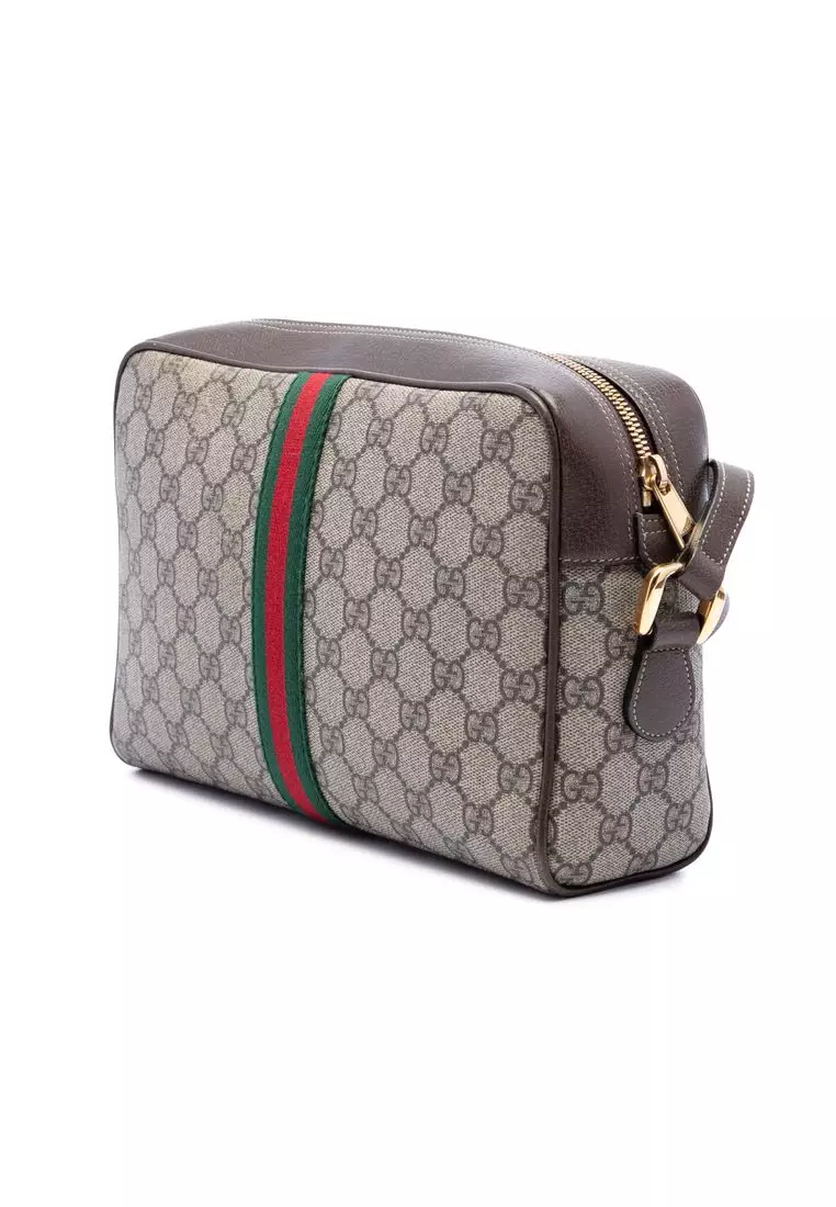 Pre-Loved Gucci Gg Supreme Ophidia Crossbody