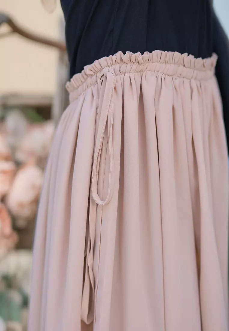 Azalea Midi Dress Nude Pink..