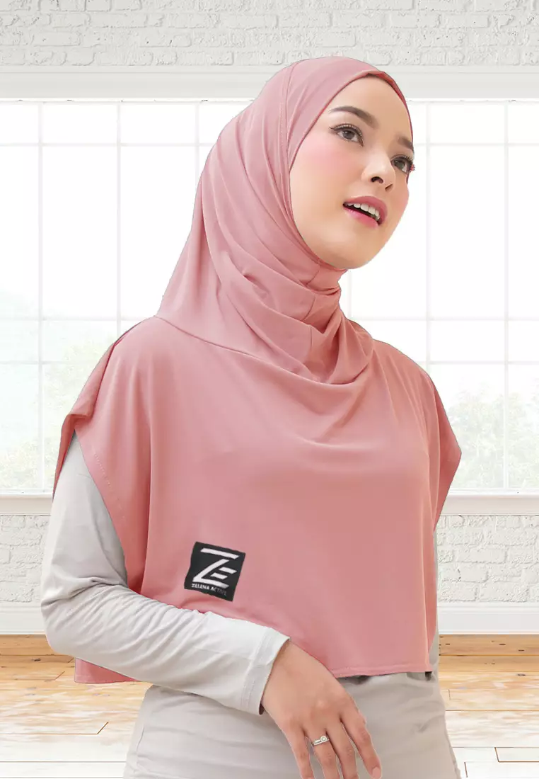 Alana Outer Hijab | Hijab Rompi Olahraga | Sport Vest Wanita - Dazzle Pink