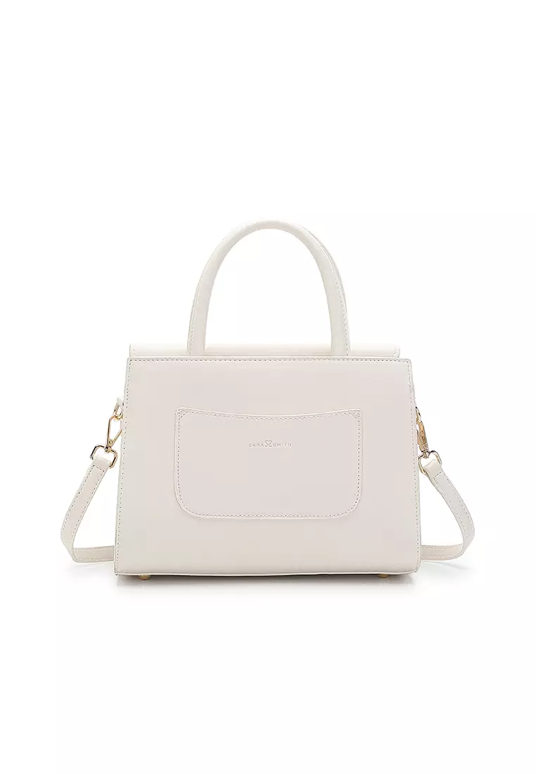Women's Top Handle Bag / Sling Bag / Crossbody Bag (Tas Selempang / Tas Tangan) - Putih