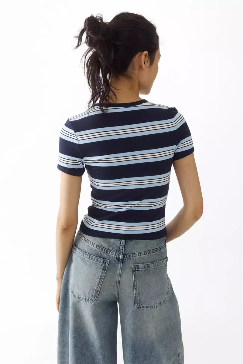 Fitted cotton T-shirt