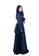 Assie Modesty blue and navy Maxi Skirt With Blouse 8044DAABADE503GS_3