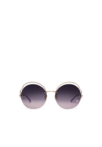 Jill Stuart Jill Stuart Alexia Js C03 59 Rounded Metal Sunglasses 21 Buy Jill Stuart Online Zalora Hong Kong