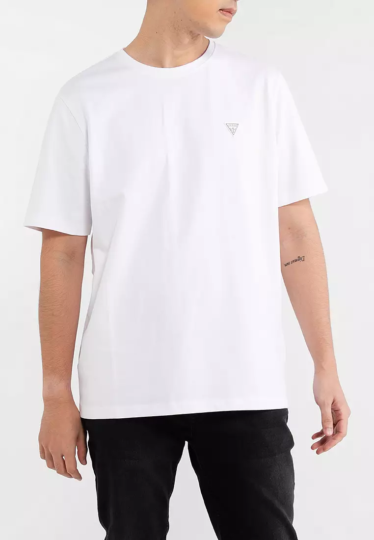 Guess small logo tee on sale