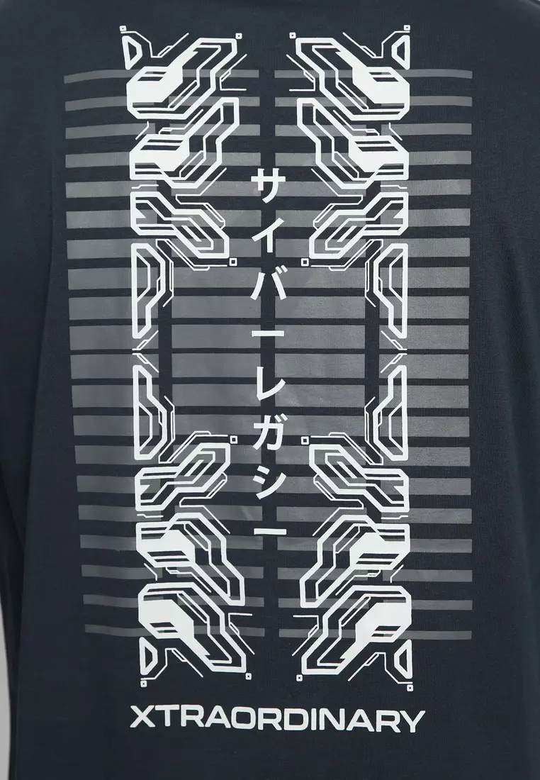 XTRAORDINARY (XO) T-Shirt Cotton Combed Lengan Panjang Pria 2073290083