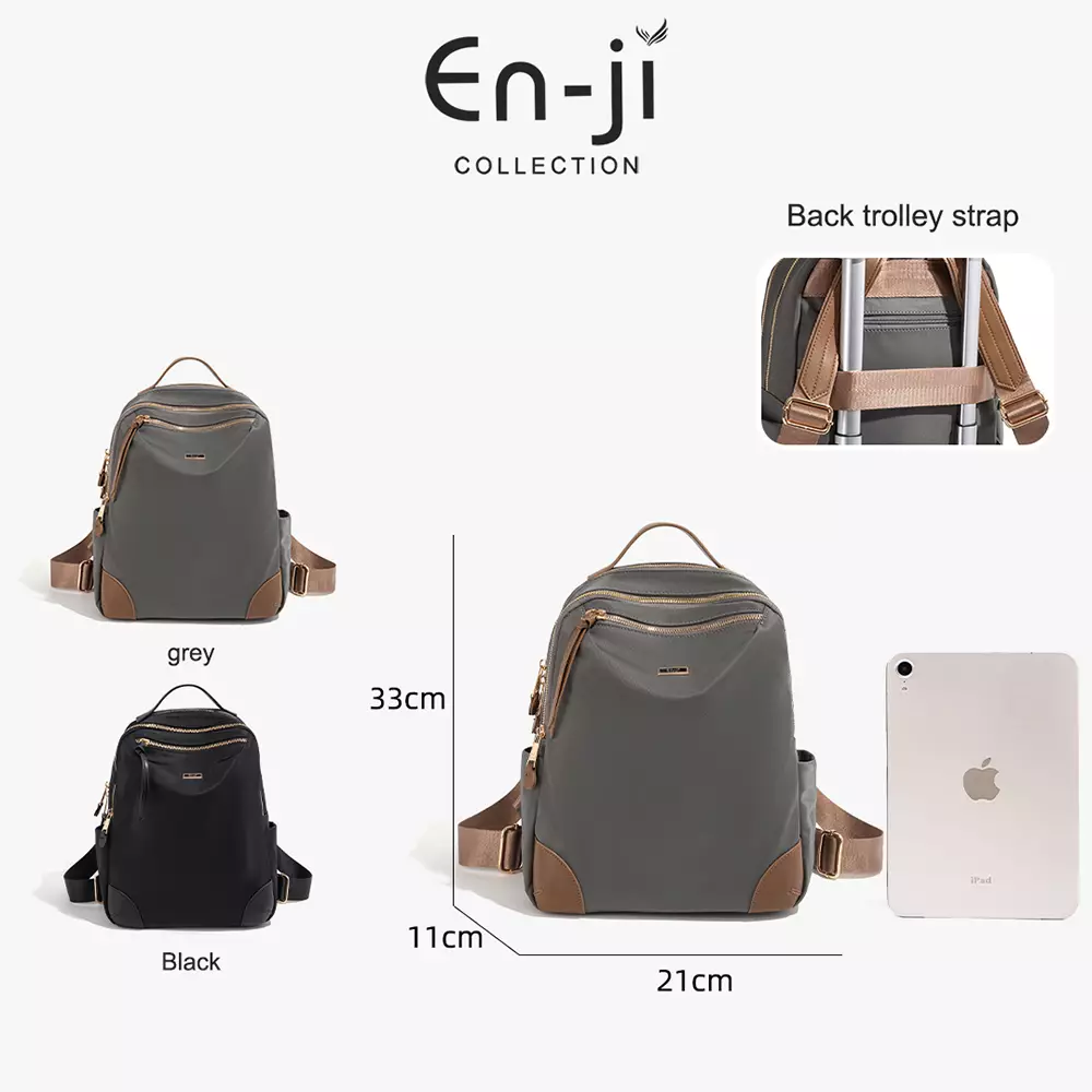 En-ji Soyum Backpack Wanita Warna Nevada Grey