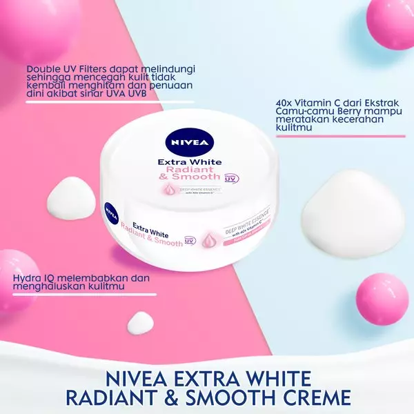 NIVEA Extra White Radiant & Smooth Creme 100ml
