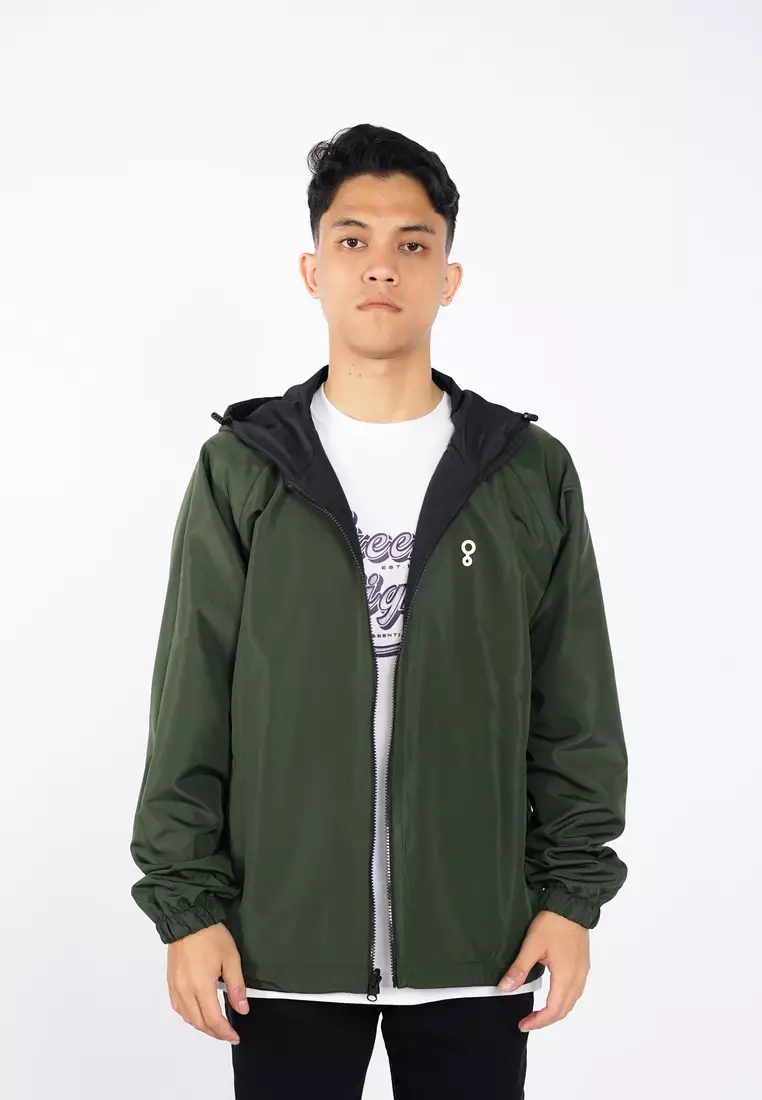 Greenlight Men's Jacket Reversible Hoodie Regular Fit Taslan Polina OL-070525