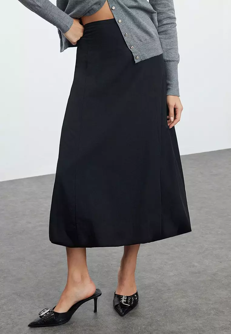 A-line Midi Skirt