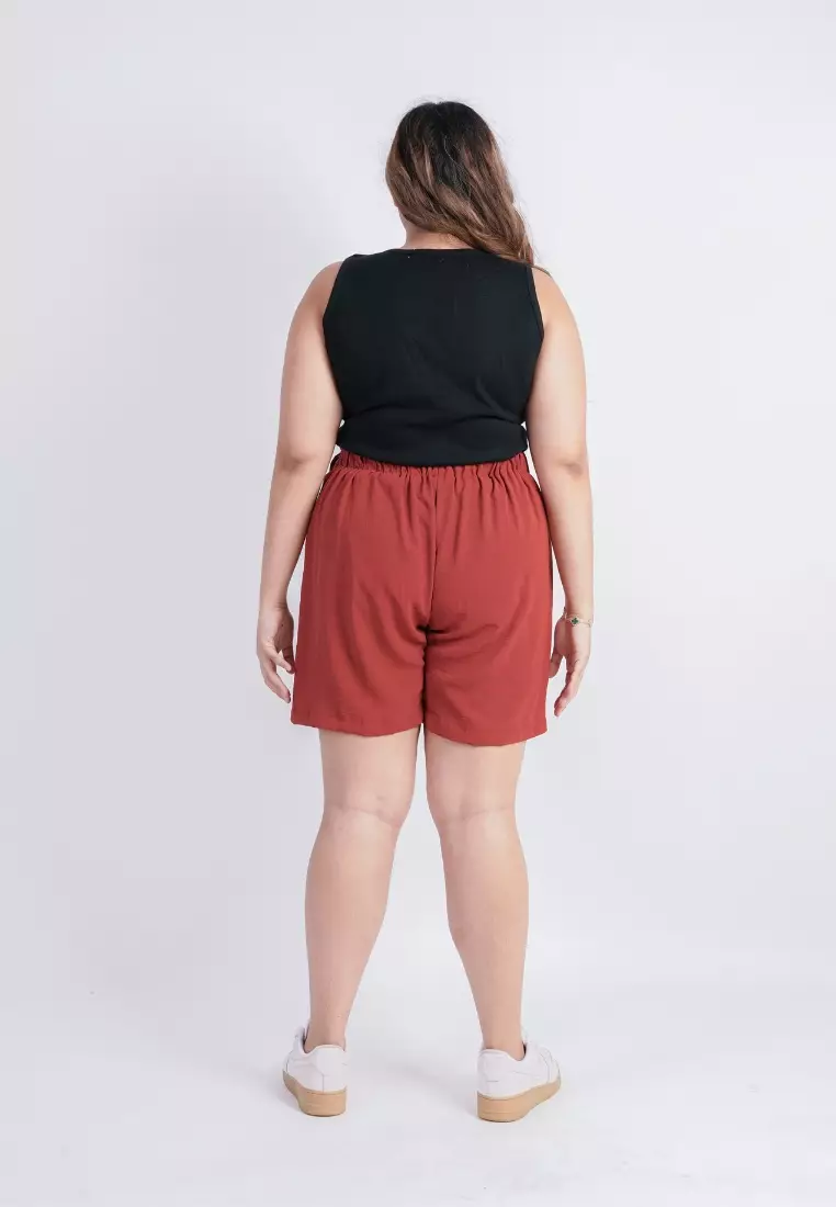 plus size ae ra skort intense coral