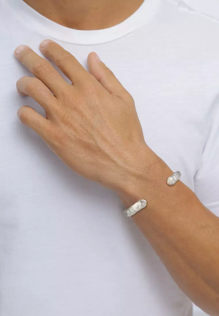 EXCLUSIVE Gelang Perhiasan Perak 925 Pria Bangle Festival