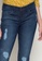 Freego blue Super Shaper Low Rise Slimming Distressed Jeans 9BF34AA6E0102BGS_3
