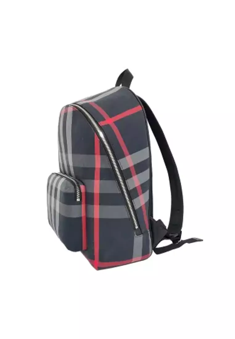 Jeff Check Backpack in Navy/Grey 80840571