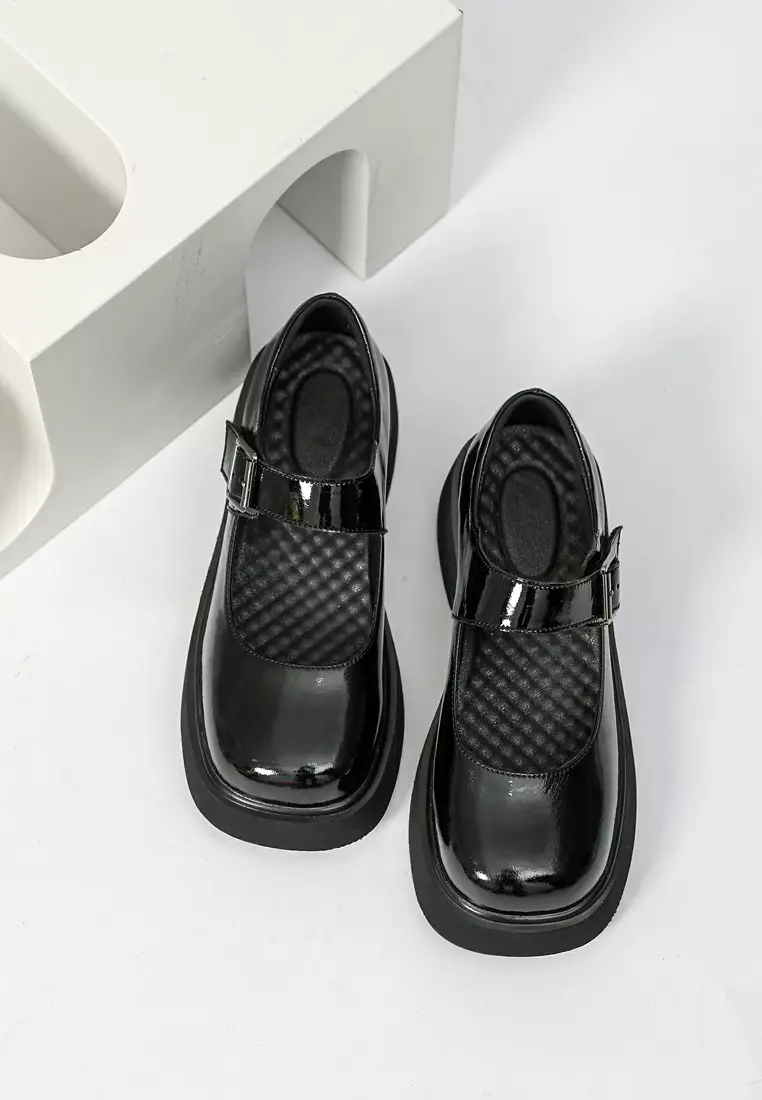 5CM Leather Mary Jane Shoes MZ0071