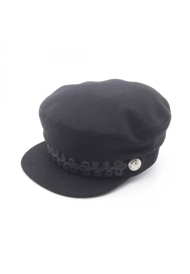 Pre-Loved Hermès casquette Kabul Ann finesse hat wool black