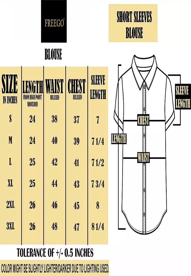 Woven Printed Soft Linen Short Sleeve Blouse