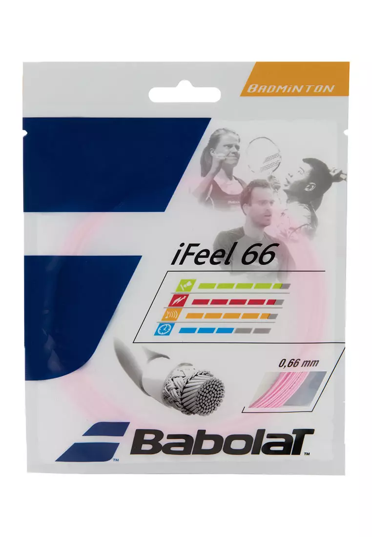 Babolat Badminton String IFeel 0.66 (Red)