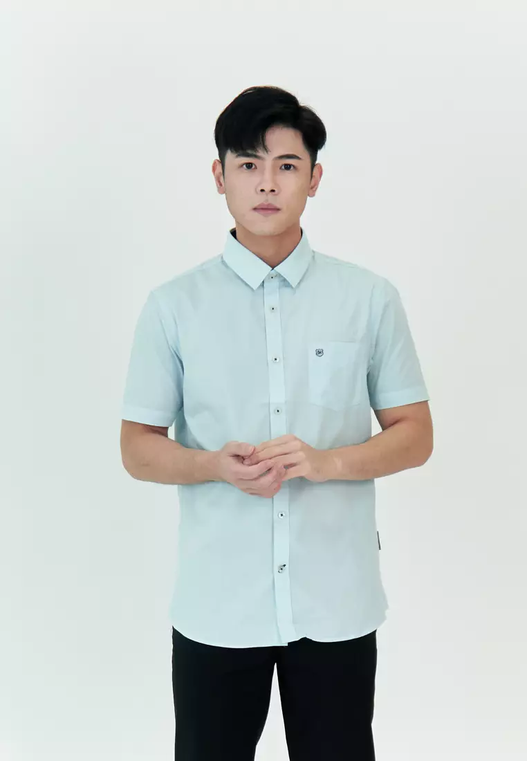 Mens plain short sales sleeve shirts