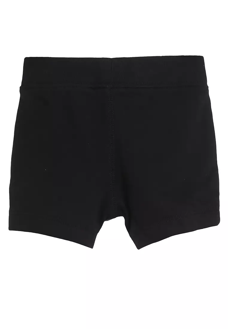 All black sale spandex shorts