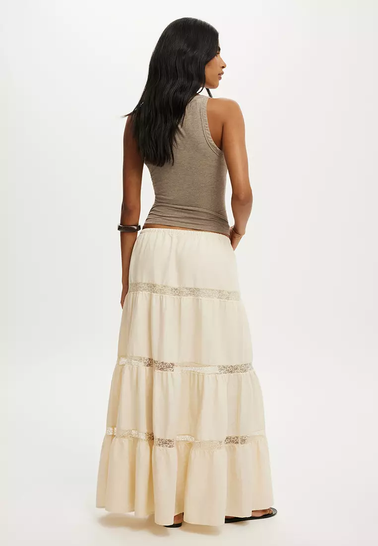 Haven Multi Tiered Maxi Skirt