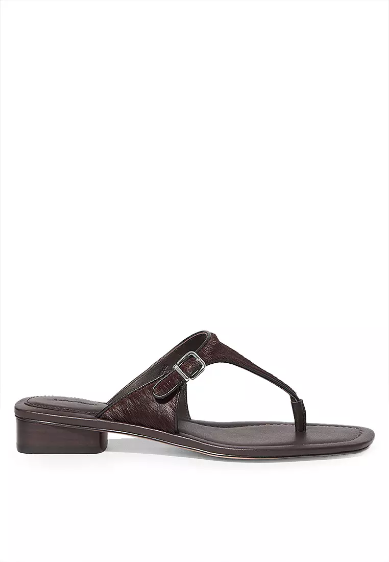 Discount on & Other Stories  shoes - SKU: Buckle-Embellished Leather Slides
