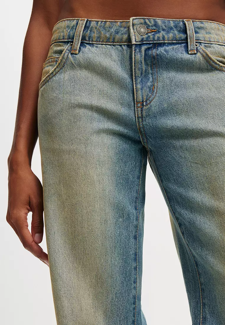 Low Rise Straight Jeans