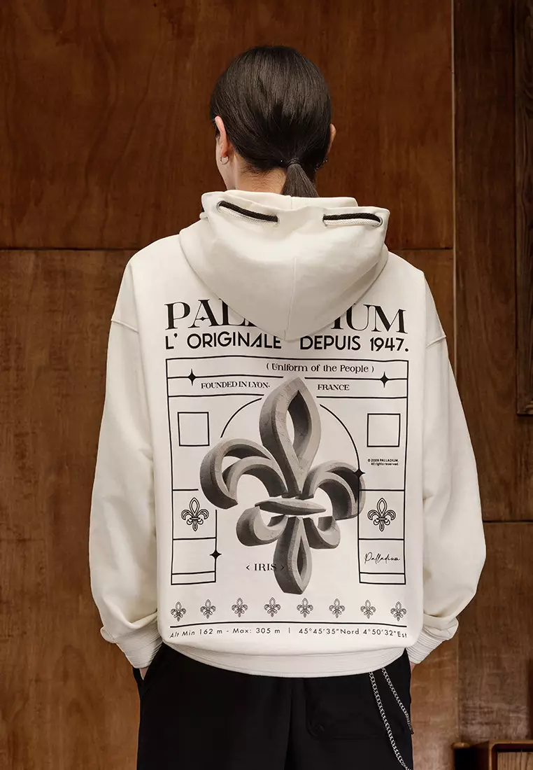 男裝 PALLADIUM LOGO 寬鬆連帽衛衣