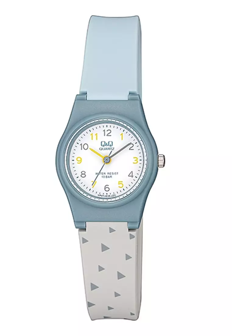 Q&Q QNQ QQ Original Watch Jam Tangan Wanita Tali Karet Water Resist VP47 VP47J VP47J035 VP47J035Y