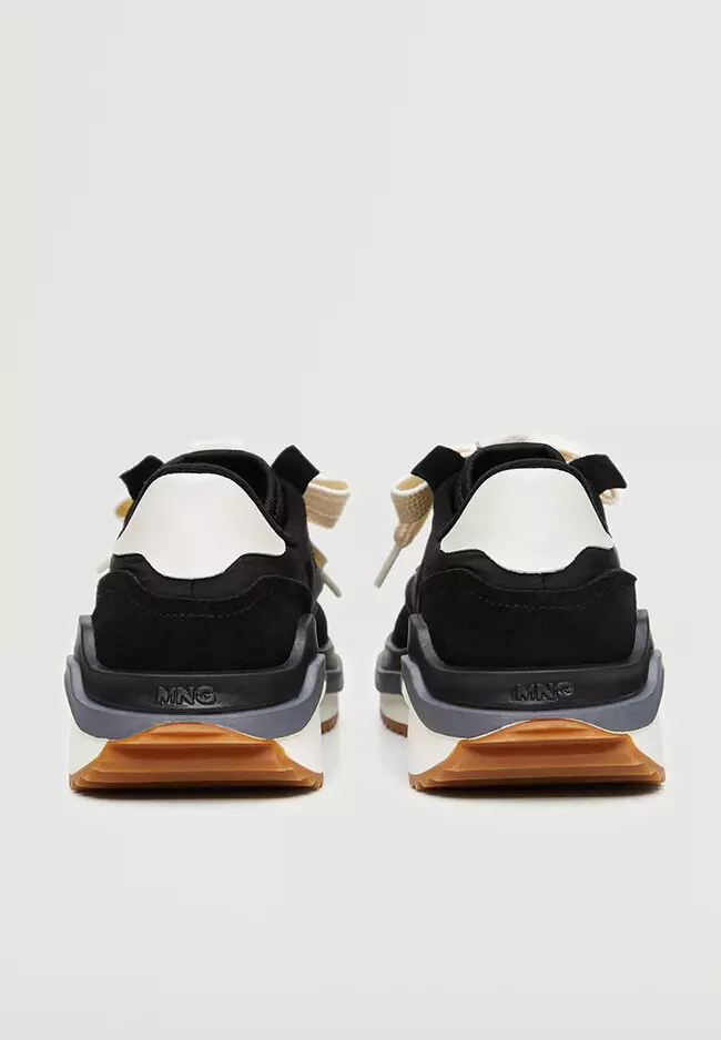 Lace-Up Leather Sneakers