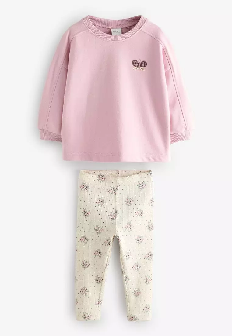 Long Sleeve Top and Leggings Set