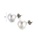 Glamorousky white Simple and Fashion Geometric 10mm Imitation Pearl 316L Stainless Steel Stud Earrings 162F1AC307F80CGS_2